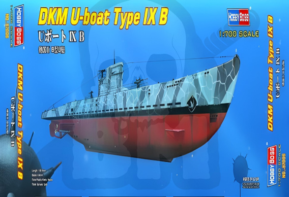 Battle-Models > Hobby Boss 87006 German U-boat Type IX B U-106 1:700